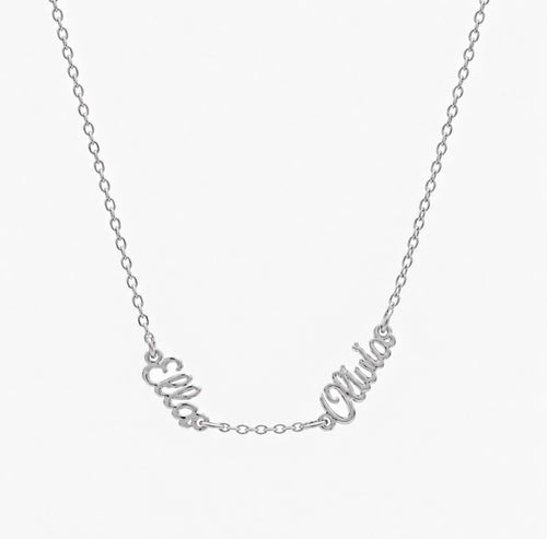 Miami Personalised Double Name Necklace