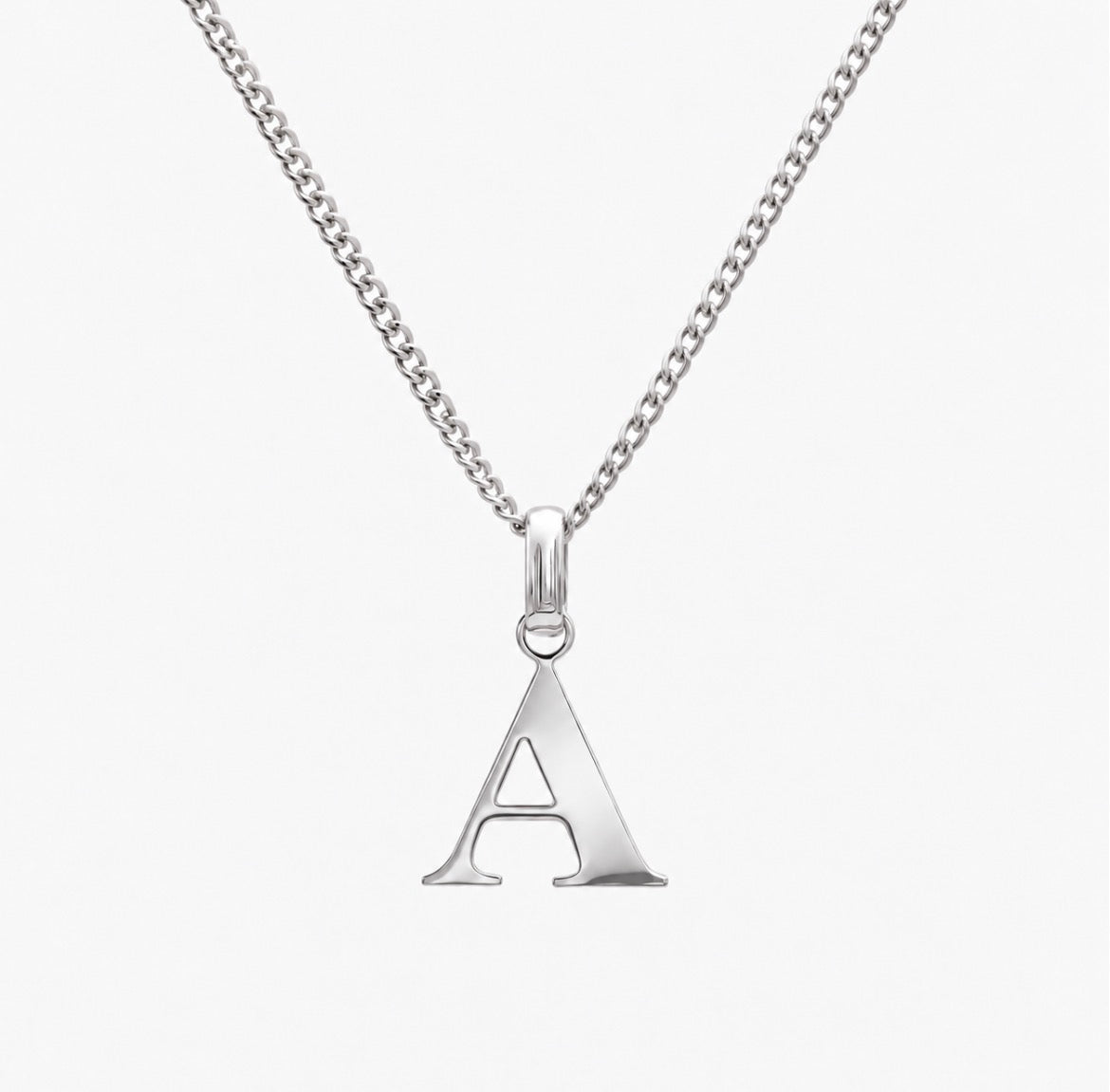 Personalised single letter necklace