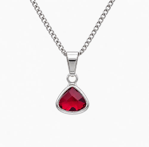 birthstone pendant necklace