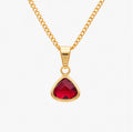 birthstone pendant necklace
