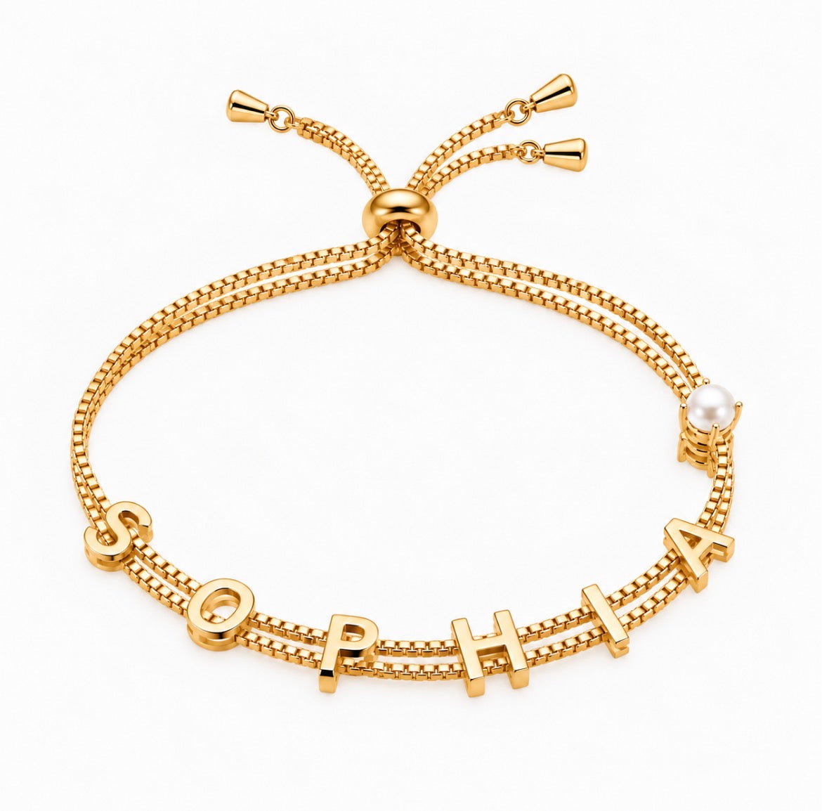Custom name bracelet