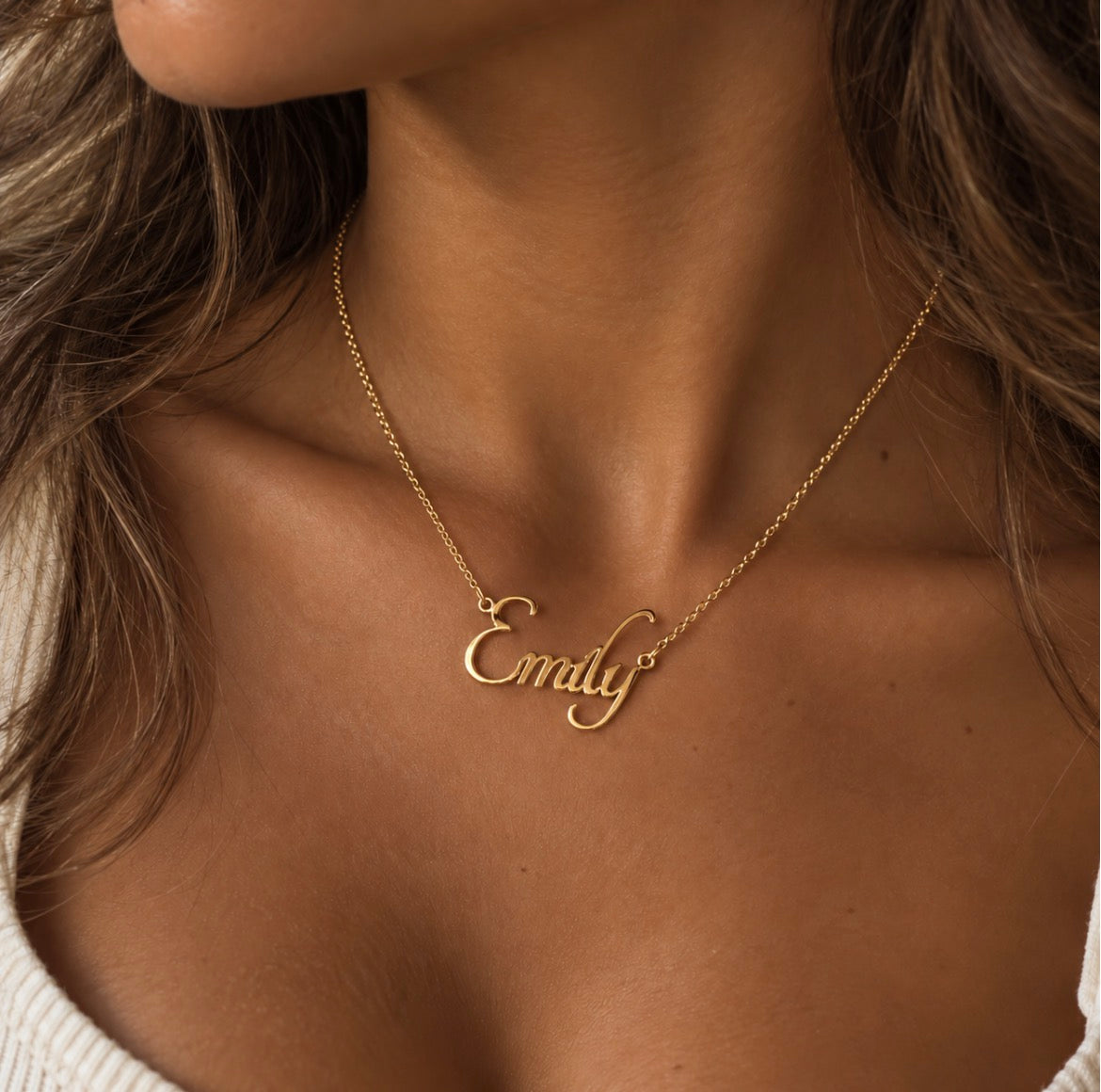 Sierra personalised name neckalce